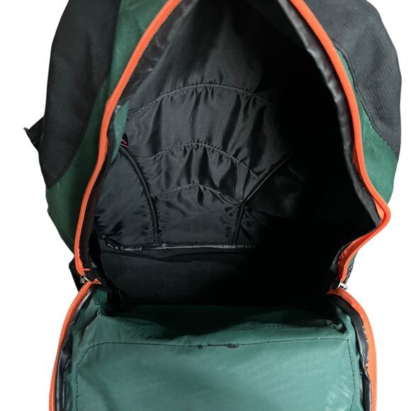 Von Dutch Backpack Orange Green Black Indianapolis Racing Skull - Picture 6 of 12